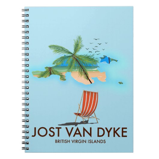 Carnet jost van dyke Îles Vierges britanniques. (Devant)
