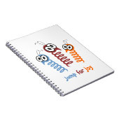 Carnet Jote Jump de joie citer drôle (Côté Droit)