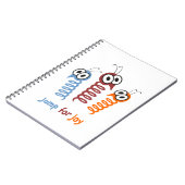 Carnet Jote Jump de joie citer drôle (Côté gauche)