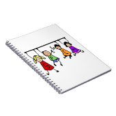 Carnet Jote Kids Cartoon tenant des mots de la parole (Côté Droit)