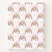 Carnet Jote Rainbow Sloth Kids Composition Book (Dos)