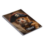 Carnet Jote Red Kitten Pirate Photo (Côté Droit)