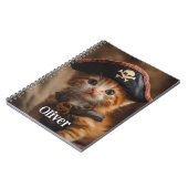 Carnet Jote Red Kitten Pirate Photo (Côté gauche)