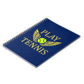 Carnet Jouer au tennis (Côté gauche)