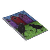Carnet Jouer aux oiseaux noirs (Côté Droit)