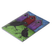 Carnet Jouer aux oiseaux noirs (Côté gauche)