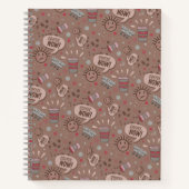 Carnet Jouer café maintenant Mocha Motif (Devant)