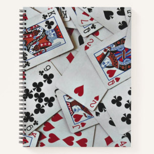 Carnet Jouer Cartes Poker Jeux Reine Roi