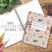 Carnet Jouer Chat Doodle Motif Meow-Tastic Aventures