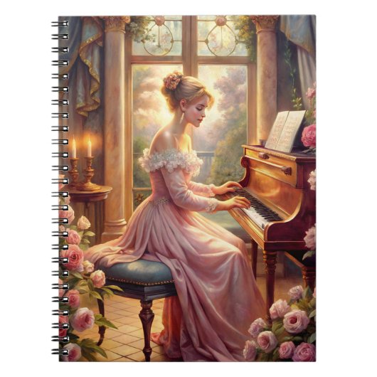 Carnet Jouer Le Piano (Devant)