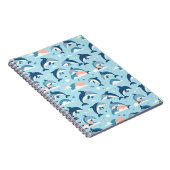 Carnet Jouer Motif de dauphins (Côté Droit)