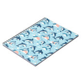 Carnet Jouer Motif de dauphins (Côté gauche)