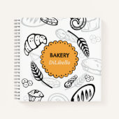 Carnet Jouer Pain de Doodle Illustrations Boulangerie (Devant)