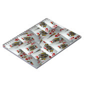 Carnet Jouer Poker Queens Design, (Côté gauche)