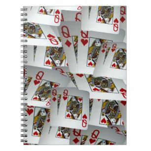 Carnet Jouer Poker Queens Design,