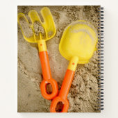 Carnet Jouets de sable jaunes et orange (Dos)