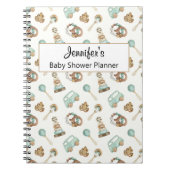 Carnet Jouets Vintages Boho Baby shower (Devant)