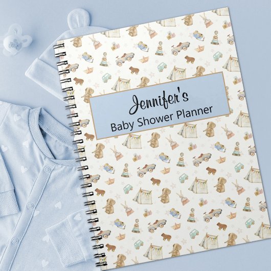 Carnet Jouets Vintages Gardiens de Baby shower
