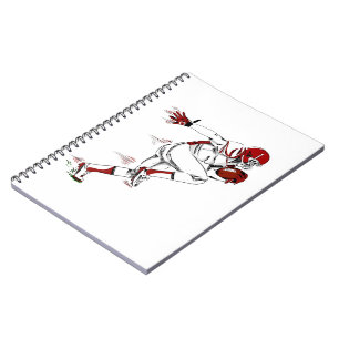 Carnet Joueur américain de football