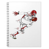 Carnet Joueur américain de football (Devant)