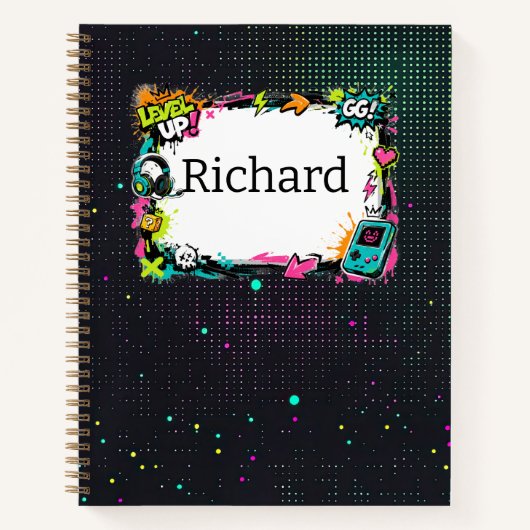 Carnet Joueur Cool (Devant)