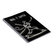 Carnet Joueur De Baseball Avec Citation (Côté Droit)