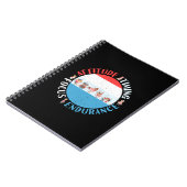 Carnet Joueur de baseball - Rouge Blanc Bleu (Côté gauche)
