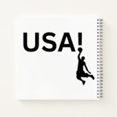 Carnet joueur de basket-ball américain (Dos)