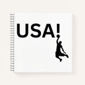 Carnet joueur de basket-ball américain (Devant)