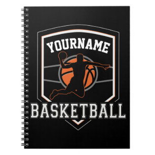 Carnet Joueur de basket-ball personnalisé NOM Équipe de b