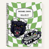 Carnet Joueur de Black Panther tenant une manette de jeu  (Devant)