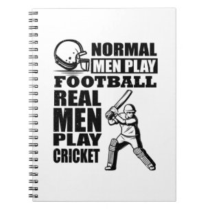 Carnet Joueur de cricket Les idées cadeaux de l'équipe
