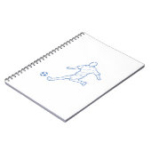 Carnet joueur de football (Côté gauche)