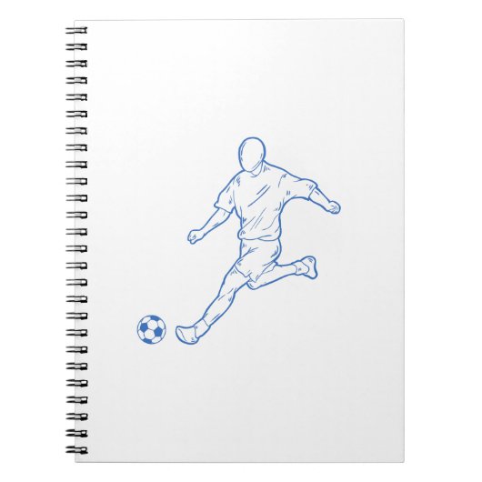 Carnet joueur de football (Devant)