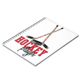 Carnet Joueur de hockey (Côté gauche)
