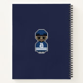 Carnet Joueur de hockey sur glace (Dos)