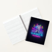 Carnet Joueur de néon lumineux (Intérieur)