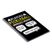 Carnet Joueur de Pickleball de sport amusant (Côté Droit)