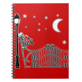 Carnet Joueur de saxophone de jazz de vaudou