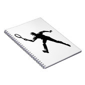 Carnet Joueur de tennis (Côté Droit)