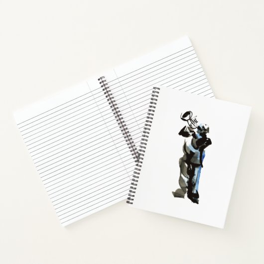 Carnet Joueur de trompette (Intérieur)