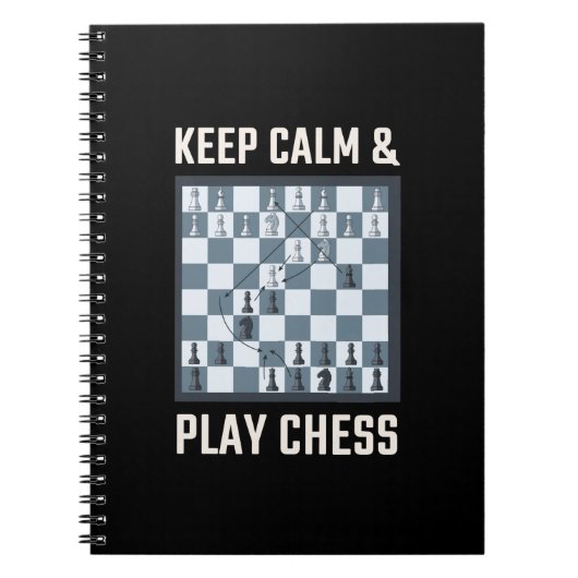 Carnet Joueur d'échecs (Devant)