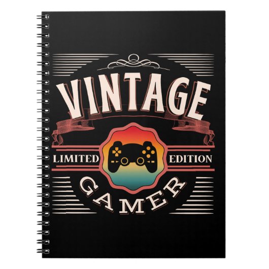 CARNET JOUEUR RÉTRO ÉDITION LIMITÉE (Devant)
