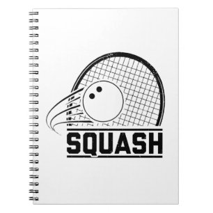 Carnet Joueur Squash   Sport Coach Squasher Idée cadeau