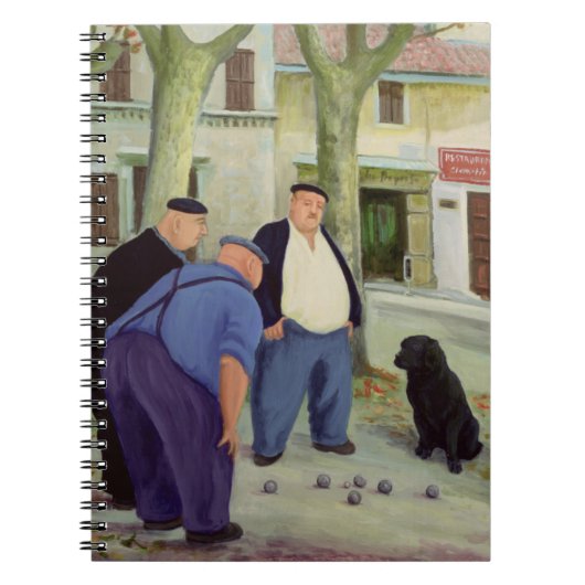 Carnet Joueurs de Boules (Devant)