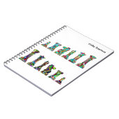 Carnet Joueurs de jeu Verre arc-en-ciel Couleurs Jeu d'éc (Côté gauche)