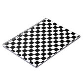 Carnet Joueurs d'échecs noir et blanc (Côté gauche)