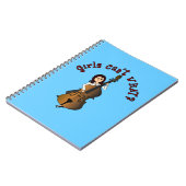 Carnet Joueuse à double basse à chaîne verticale (Côté gauche)