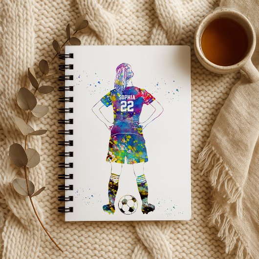 Carnet Joueuse de football