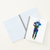 Carnet Joueuse de softball féminine (Intérieur)